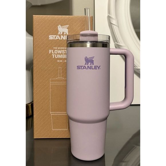 NWT Stanley Quencher H2.0 FlowState Tumbler (Soft Matte) 30oz, Orchid - Picture 1 of 4